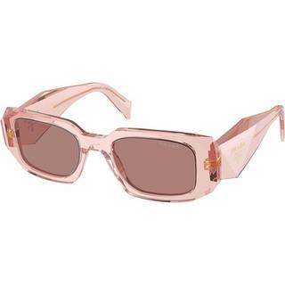 Prada PR 17WSF Asian Fit 19Q10D 51 Solbriller Kvinder Lyserød - Transparent Peach Pink - 51mm