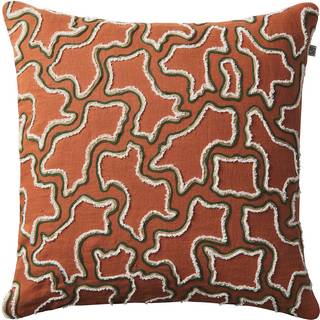 Chhatwal & Jonsson Kamal pudebetræk 50x50 cm Terracotta-forest green