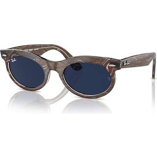 Ray-Ban RB2242F Wayfarer Oval Asian Fit 1383GG 53 Briller Mænd Krystalklar - Transparent Photochromic Waves Grey - 53mm