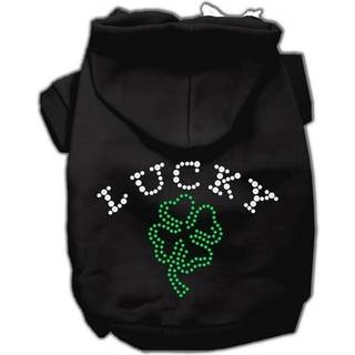 Mirage Pet Products 14-tommer fire bladkløver skitserer hættetrøjer store sort