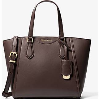 MK Taryn Small Leather Convertible Crossbody Bag - Brown - Michael Kors - ONE SIZE