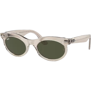 Ray - Ban Unisex RB2242 WAYFARER OVAL 138331 Solbriller Acetat Grå Grøn Rund Normal