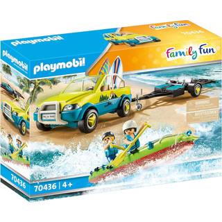 Playmobil Family Fun Strandbil med kano-anhænger 70436