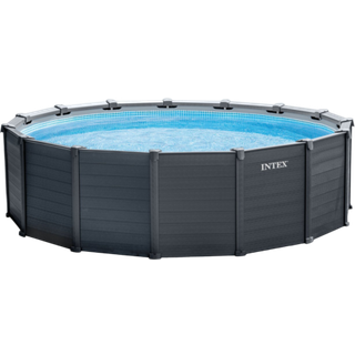 Intex panelpool-sæt 4.78 m - Graphite Gray