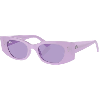 Ray - Ban Unisex RB4427 KAT 67581A Solbriller Injiceret Violet Violet Geometrisk Normal