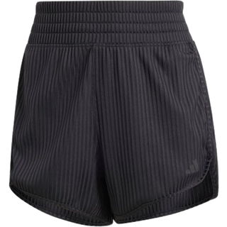 Pacer All Gym Seasonal Rib High-Rise Tonal 3-Stripes shorts - Black - XS