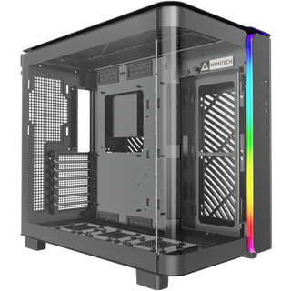Montech King 95 Curved Glass Midi Tower Sort
