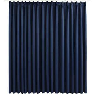 mørklægningsgardin med kroge 290 x 245 cm blå