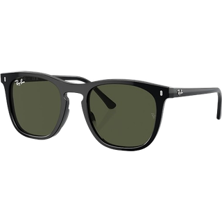 Ray - Ban Unisex RB2210 901/31 Solbriller Acetat Sort Grøn Firkantet Normal