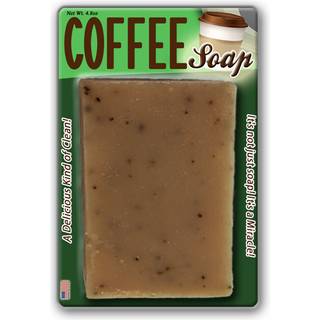 Kaffe sæbe håndlavet duftende med malet kaffebønner unisex kaffe gags cool strømpe stuffers til mænd kvindelige kolleger underlige hvide elefant