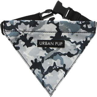 Urban Pup Bandana - Black Camouflage / M