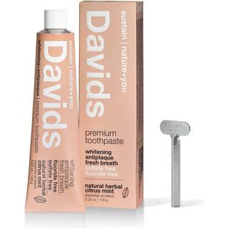 Naturlig Whitening Tandpasta DAVIDS Herbal Citrus & Peppermint 149g