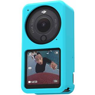 Telesin Silikonskal / fodral till DJI Action 2 med tillbehör - Blå