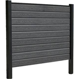 Kirkedal komposithegn, startsæt, sort pulverlakeret - 128 cm
