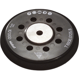 Bagskive t/velcrorondel ø125×M8/8H