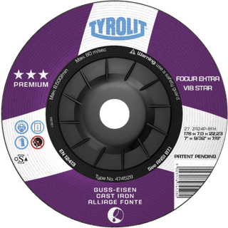 Skrubskive Premium 27FV ø230×7 ZZA24R-BFX