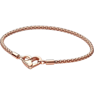 Pandora Moments Rose Gold Studded Chain Bracelet - 18cm