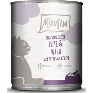 MjAMjAM Duo af kalkun og vildt med æblestykker 800 g 68.69 DKK/1 kg (6 x 800.0g)