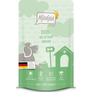 MjAMjAM Mos - insekter med saftige kyllingestykker 151.60 DKK/1 kg (12 x 125.0g)