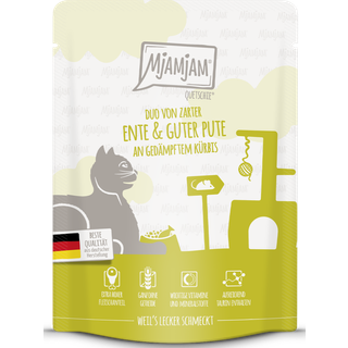 MjAMjAM Mos - duo af fin and og lækker kalkun med dampet græskar 300 g 96.50 DKK/1 kg (6 x 300.0g)