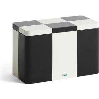 Hay - Tin Container - Medium - Black/Off-white