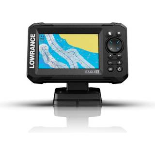 Plotter Lowrance Eagle, 5" + HDI 83/200-ekkolodstransducer (CHIRP, DownScan, &amp; fast frekvens)