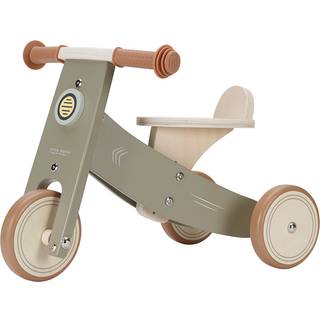 Løbecykel i træ med navn, Oliven, Little Dutch