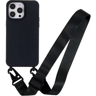 iPhone 16 Pro EIDERWOOD Fleksibelt Plastik Bagside Cover m. Strop - Sort