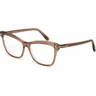 Tom Ford FT5619-B Blue-Light Block 045 55 Briller Kvinder Brun - Transparent Shiny Brown - 55mm