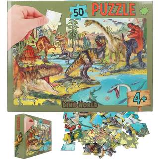 Dino World Puslespil 50 Brikker