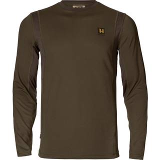 Härkila Forest Hunter L/S T-shirt - Herre - Hunting Green/Shadow Brown