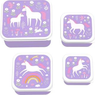 A Little Lovely Company Madkasse-sæt, Unicorn dreams
