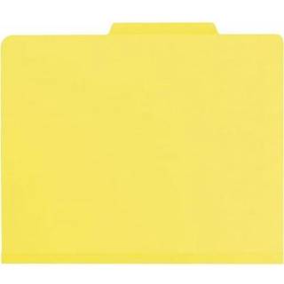 Smeadklassificeringsfilmappe 2 Divider 2 """" Udvidelse 2/5-sk?ret fane bogstavst?rrelse gul 10 pr. Boks (14004)