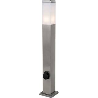 Udendørslampe stål 80 cm med fatning IP44 - Malios