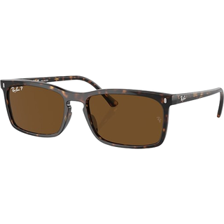 Ray - Ban Unisex RB4435 902/57 Solbriller Acetat Skildpadde Brun Firkantet Polariseret Antiblænding