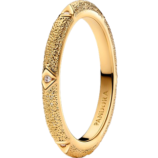Pandora 163322C01 Ring für Damen Struktur & Steine Goldfarben