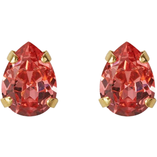 Super Petite Drop Stud øreringe rose peach