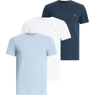 All Saints AllSaints White Tonic Short Sleeve Crew T-Shirt 3 Pack