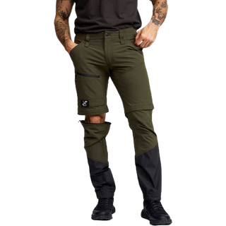 Range Pro Stretch Zip-off Pants Herre Forest Night/Anthracite, Størrelse:S - Zip-off-bukser