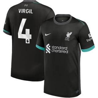 Liverpool FC 2024/25 Stadium Away Nike Dri-FIT Replica-fodboldtrøje til mænd - sort - XL