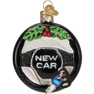 Old World Christmas New Car Glass bl?st ornament til juletr?