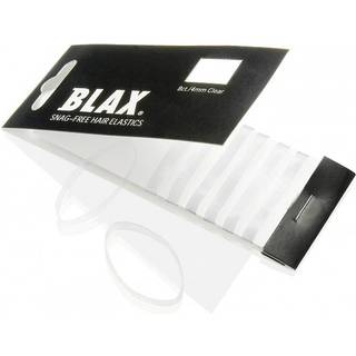 BLAX Hårelastikker - Clear / transparent 4 mm (8 stk)