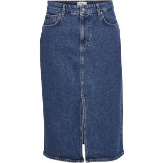 Denim Midinederdel