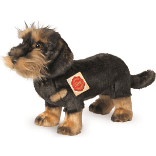 Ruhåret gravhund bamse Legetøjshund som ligner ægte hund