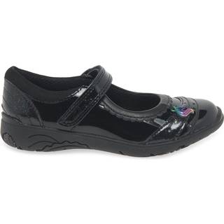 Clarks Clarks Black Patent Standard Fit (F) Relda Spark Mary Jane Patent Leather Kids School Shoes