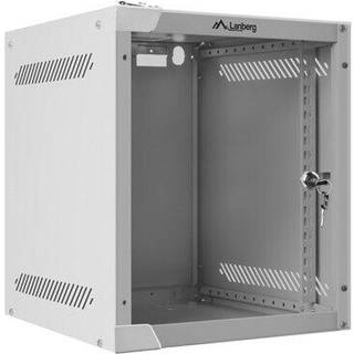 Lanberg WF10-2306-10S - 6U Wall-Mount Rack Cabinet (with Glass Door)