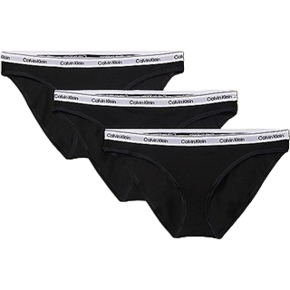 Calvin Klein 3-pak Low Rise Bikini Briefs - Black - X-Large