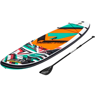 Oppustelig SUP Bestway Hydro Force Breeze Panorama 10', 305 x 84 x 12 cm + pagaj + håndpumpe + transportrygsæk + reparationssæt