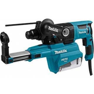 Makita bore-/mejselhammer 800 HR2651J SDS+ m/kuffert + udsugningskassette