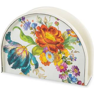 Mackenzie-Childs Emalje Serviet Holder Kitchen Serviet Holder til tabel og bordplade White Flower Market